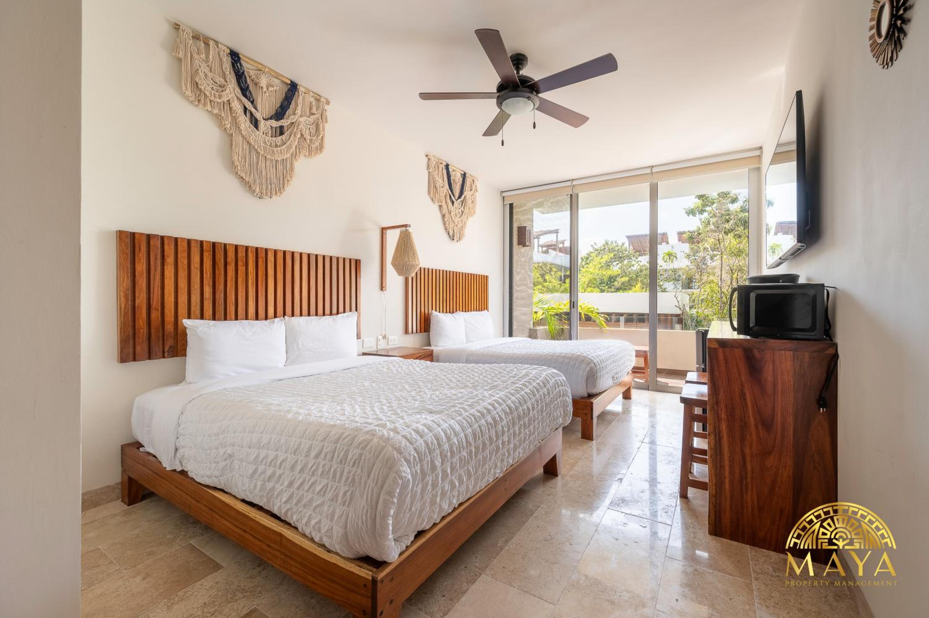 NHOA 205A Lux 2BR Condo Pool View in Aldea Zama