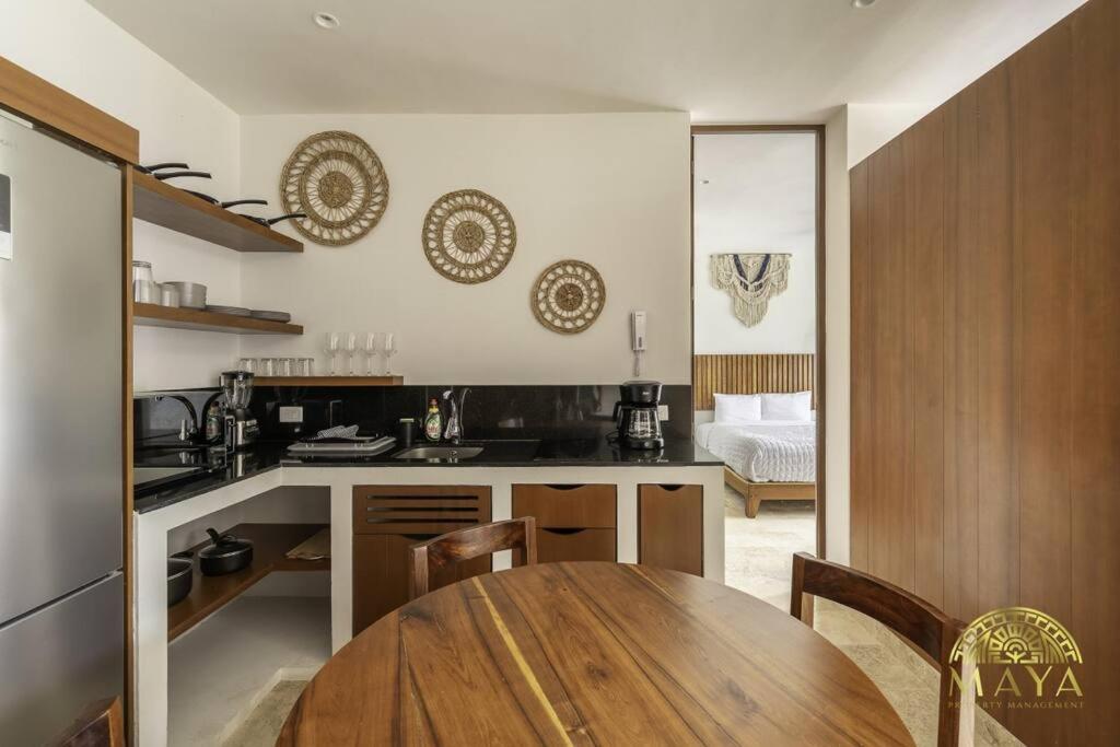 NHOA 205A Lux 2BR Condo Pool View in Aldea Zama