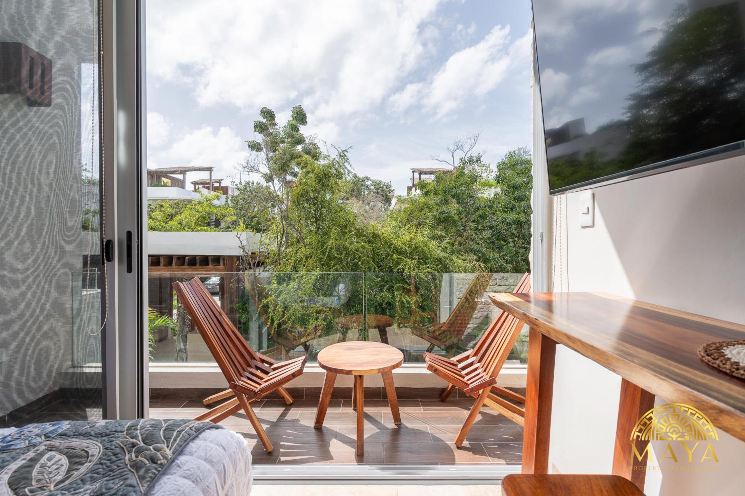 NHOA 205A Lux 2BR Condo Pool View in Aldea Zama