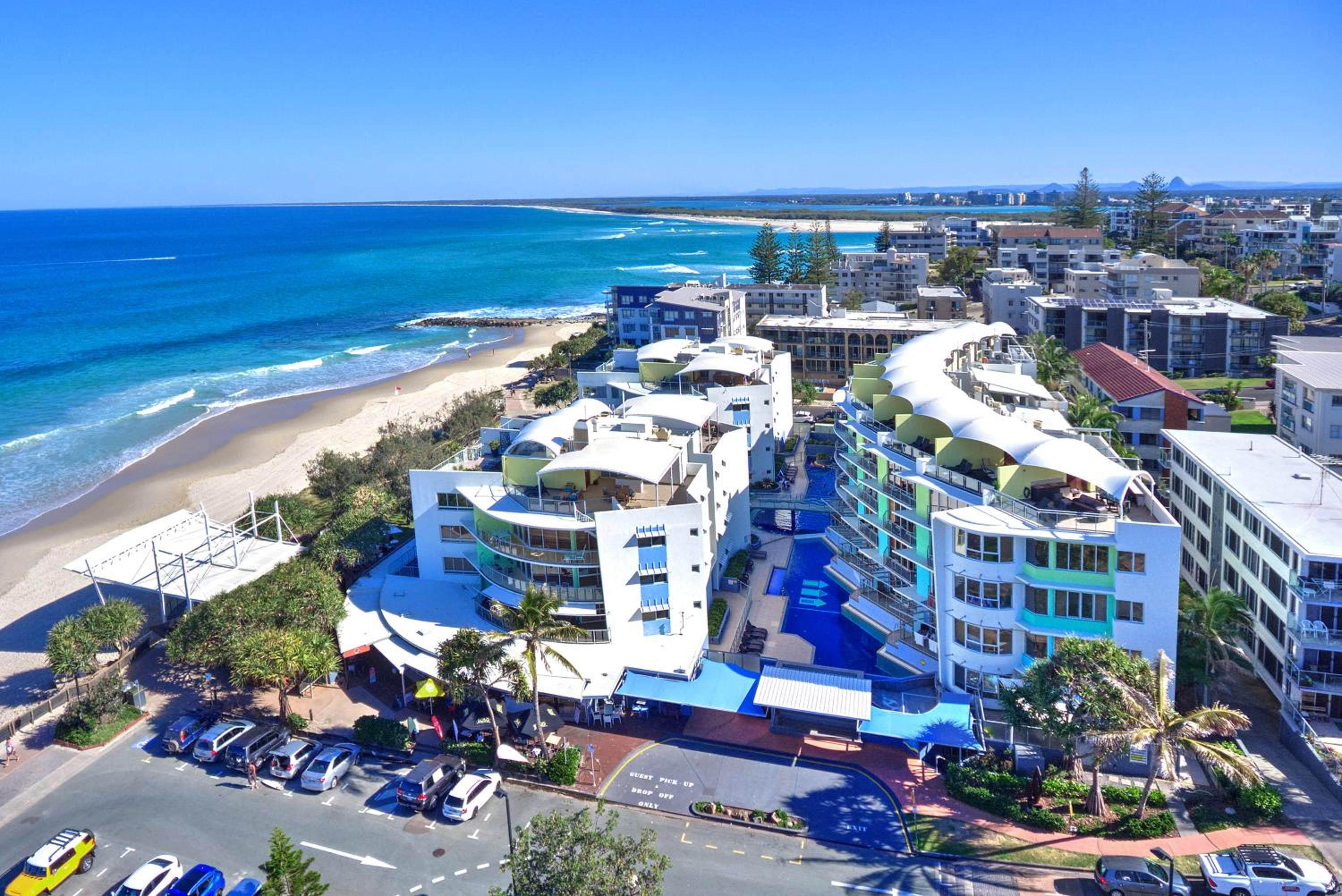 Absolute Beachfront Rolling Surf Resort