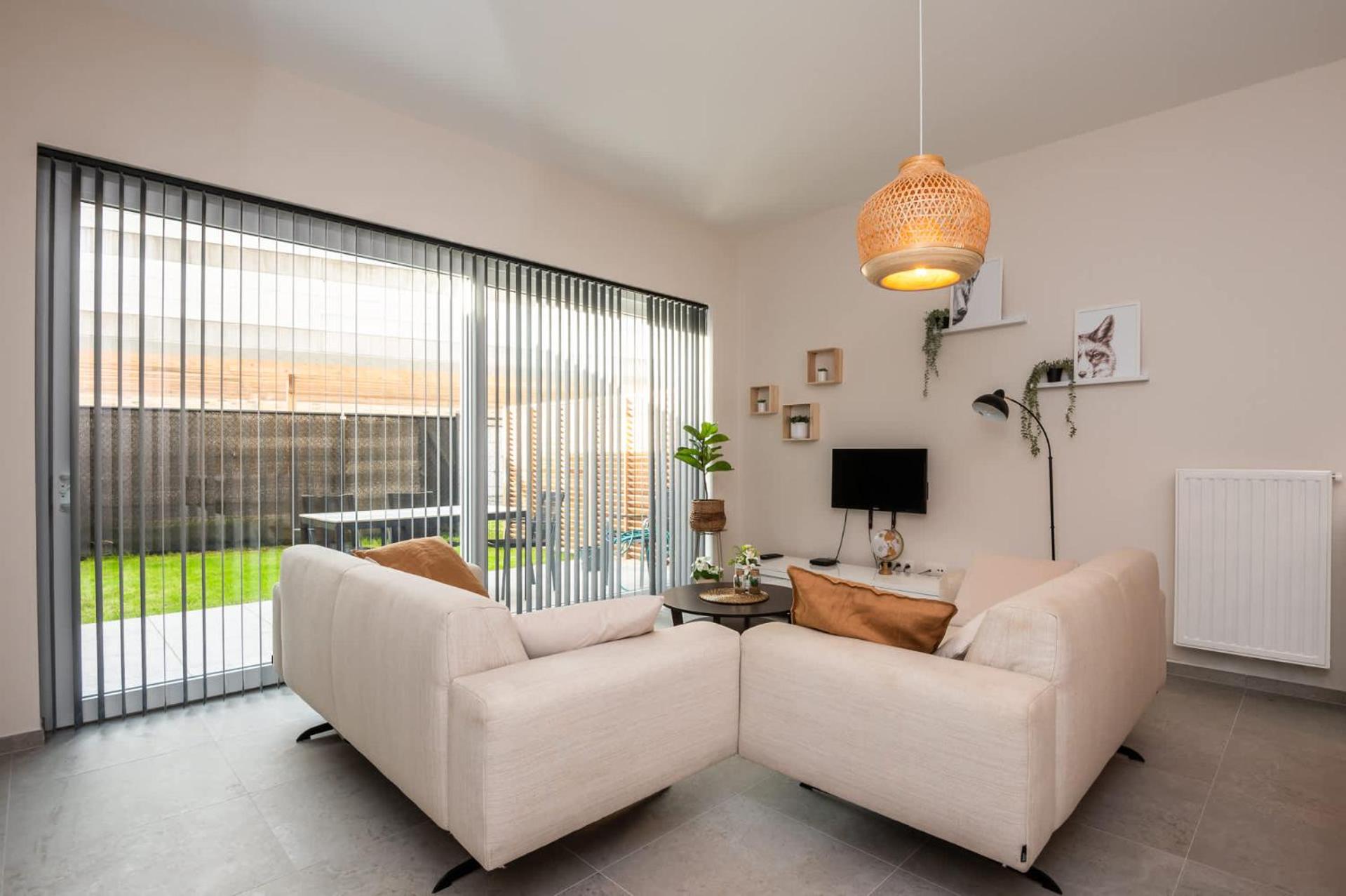 Brand new apartment with garden and parking