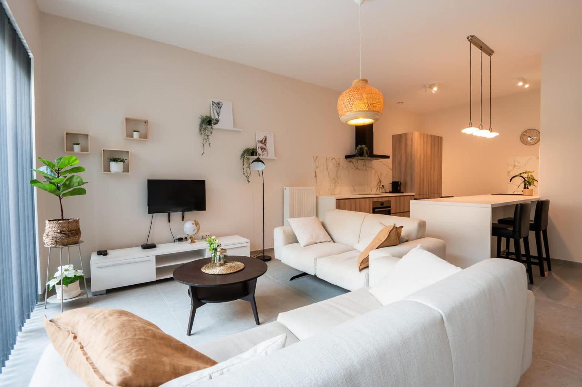 Brand new apartment with garden and parking