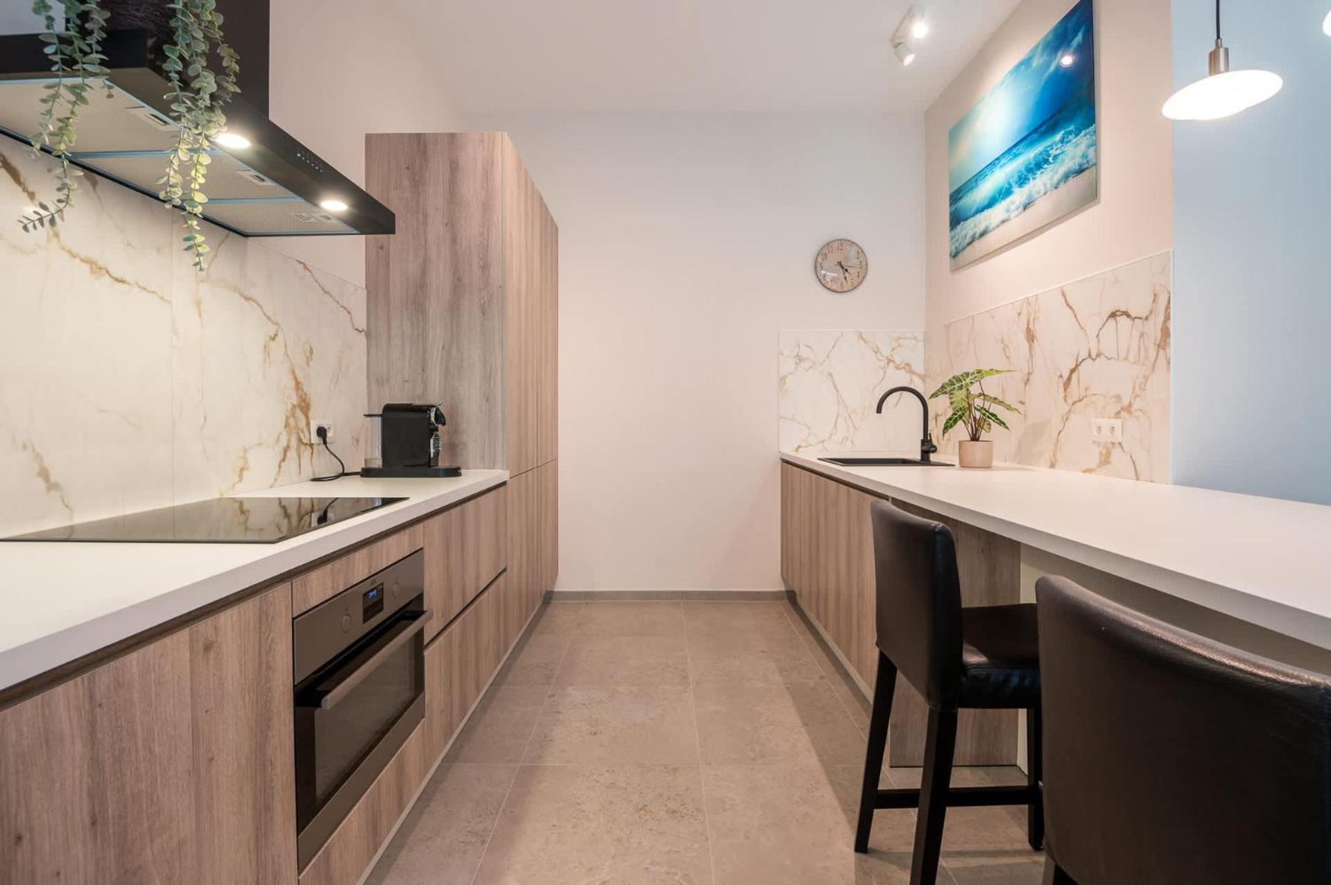 Brand new apartment with garden and parking