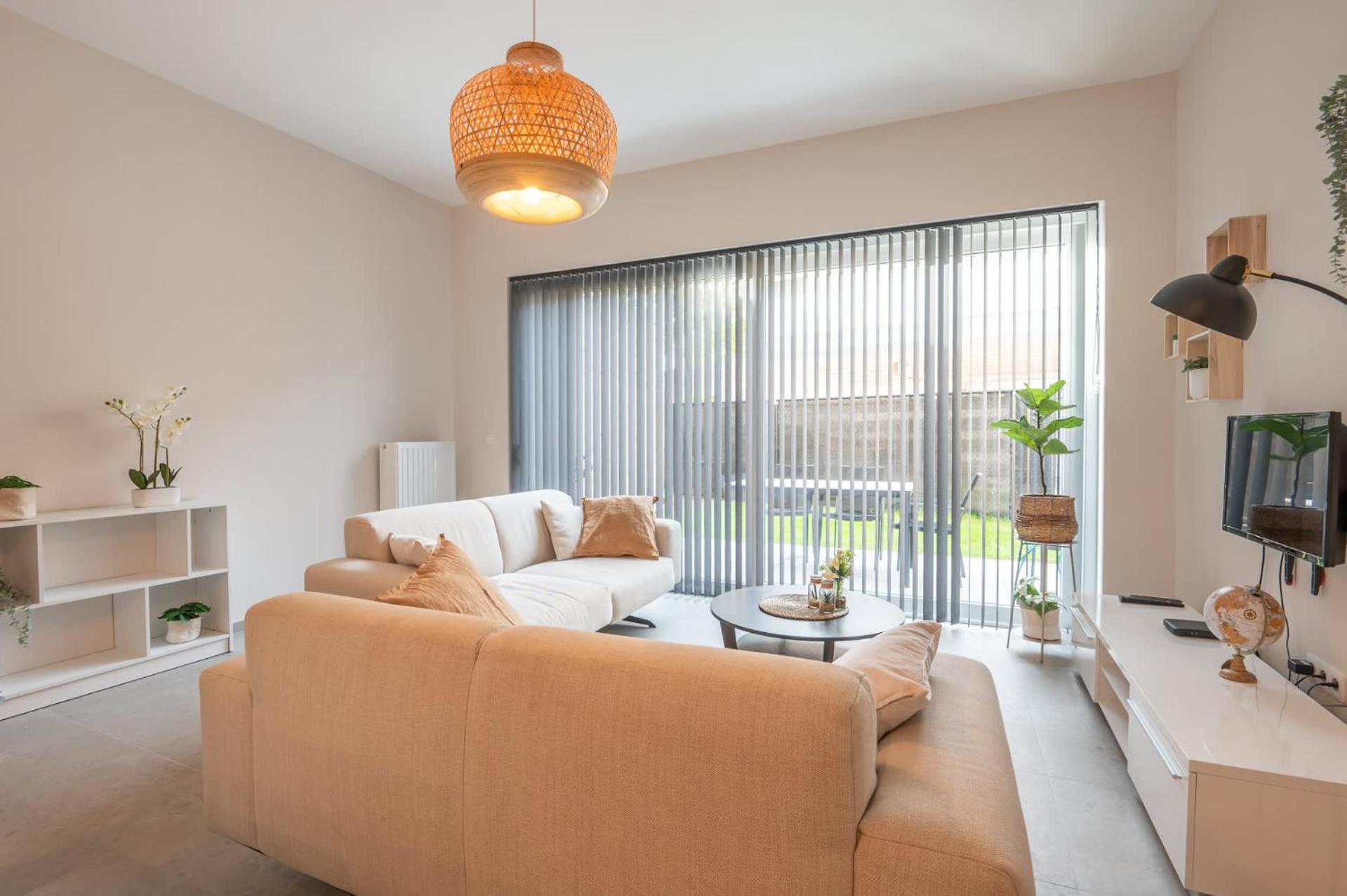 Brand new apartment with garden and parking
