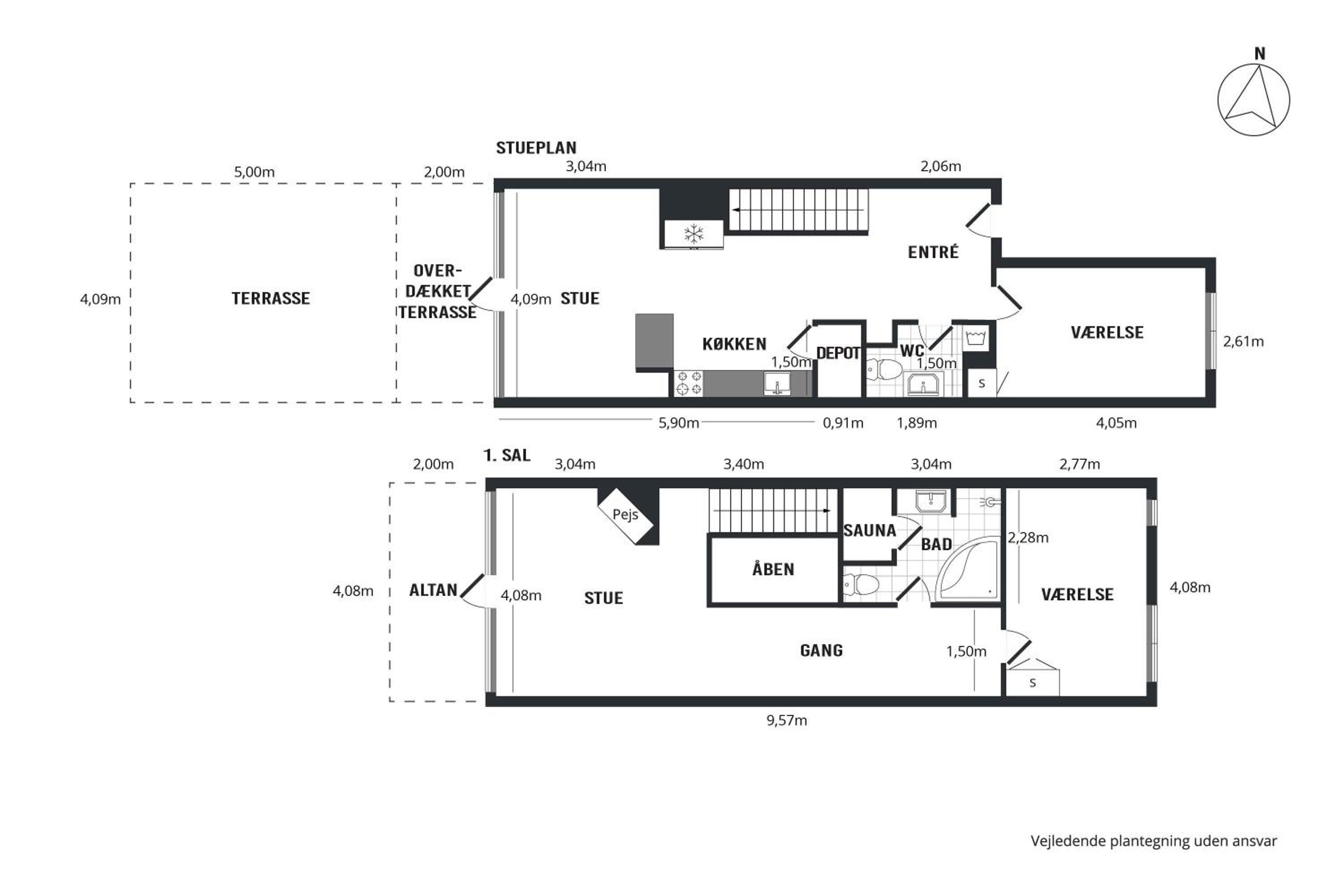 Beautiful Two-Storey Apartment With Panoramic Views Of Ebeltoft Bay