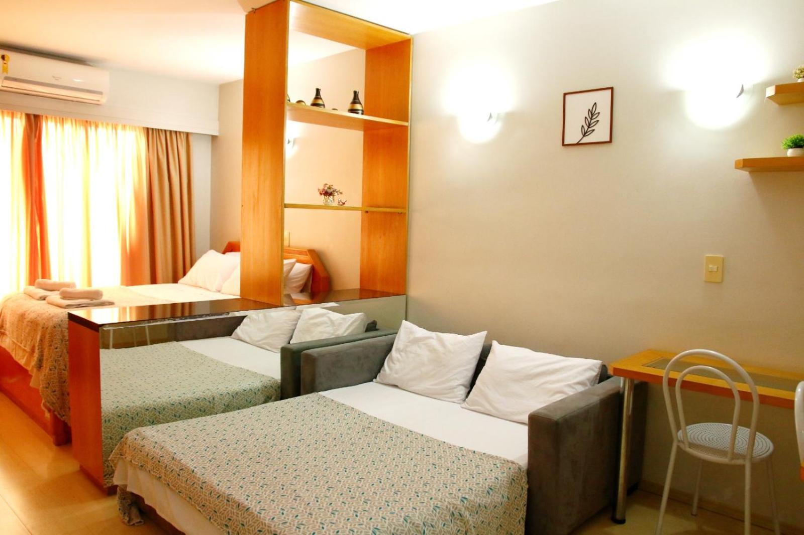 Flats em frente ao Allianz Parque e Shopping - Hotel em Perdizes - com estacionamento