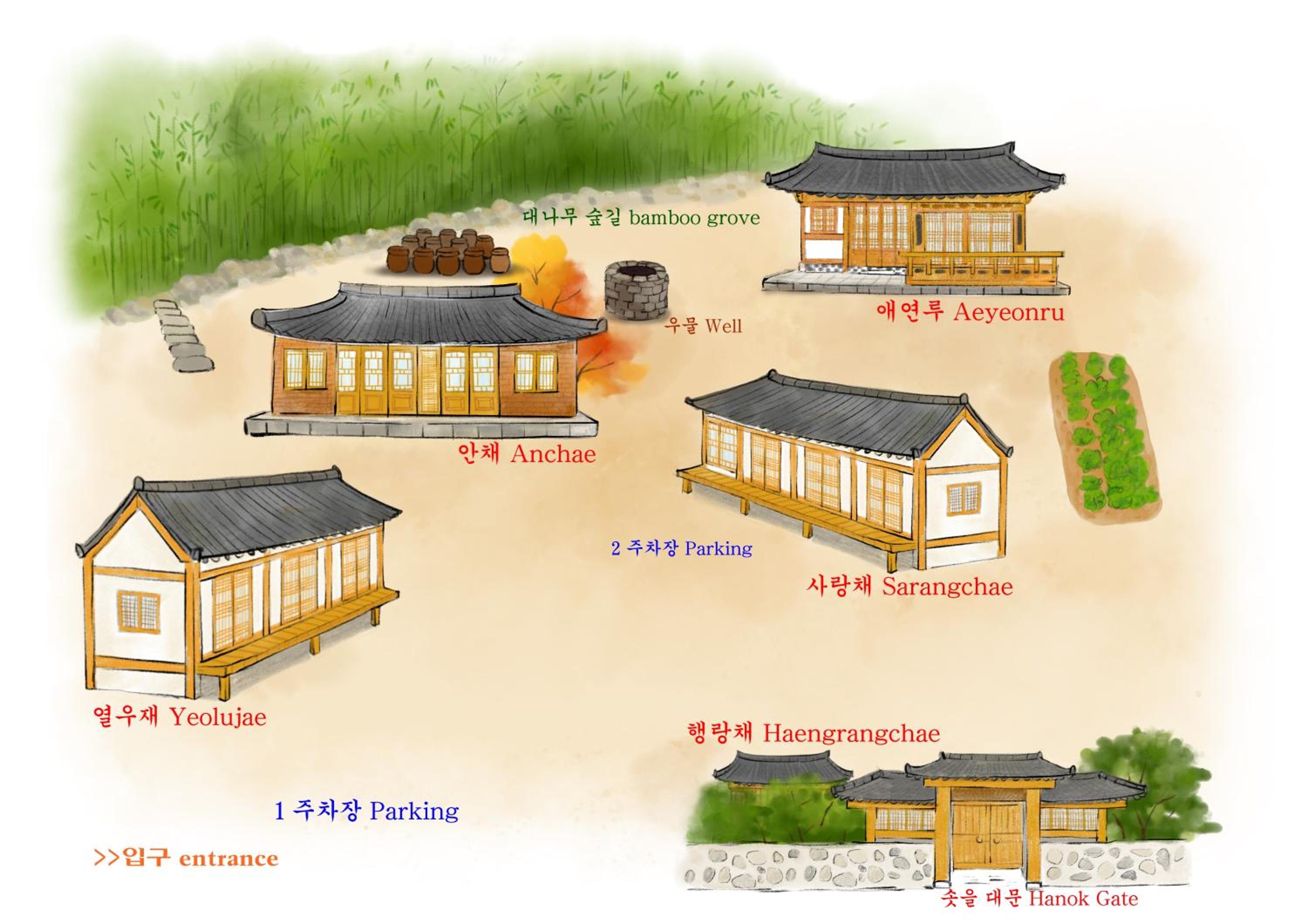 Hanok Stay - Jukrokjeongsa view 2