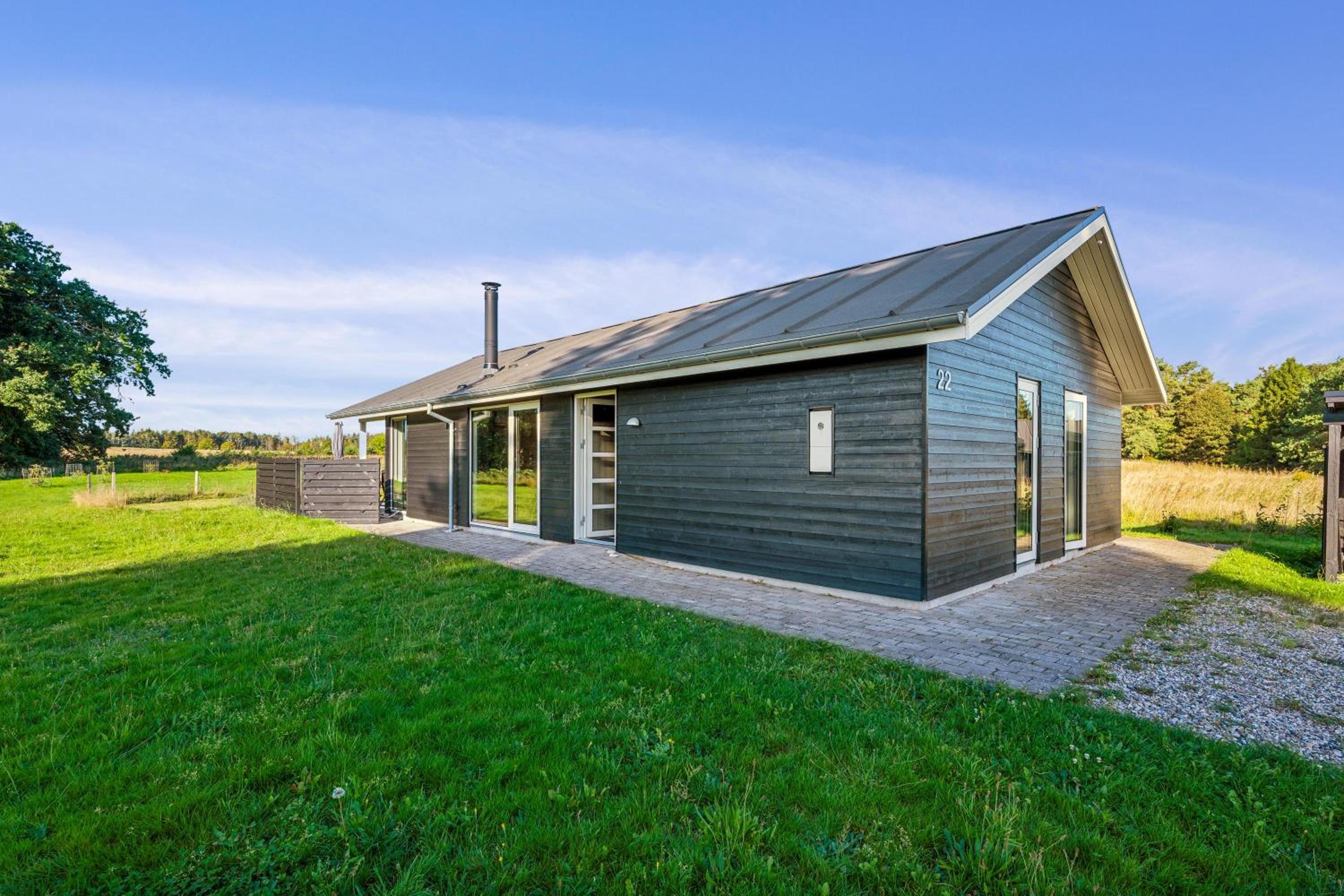 Lyst Og Stilrent Sommerhus Ved Gjerrild Strand