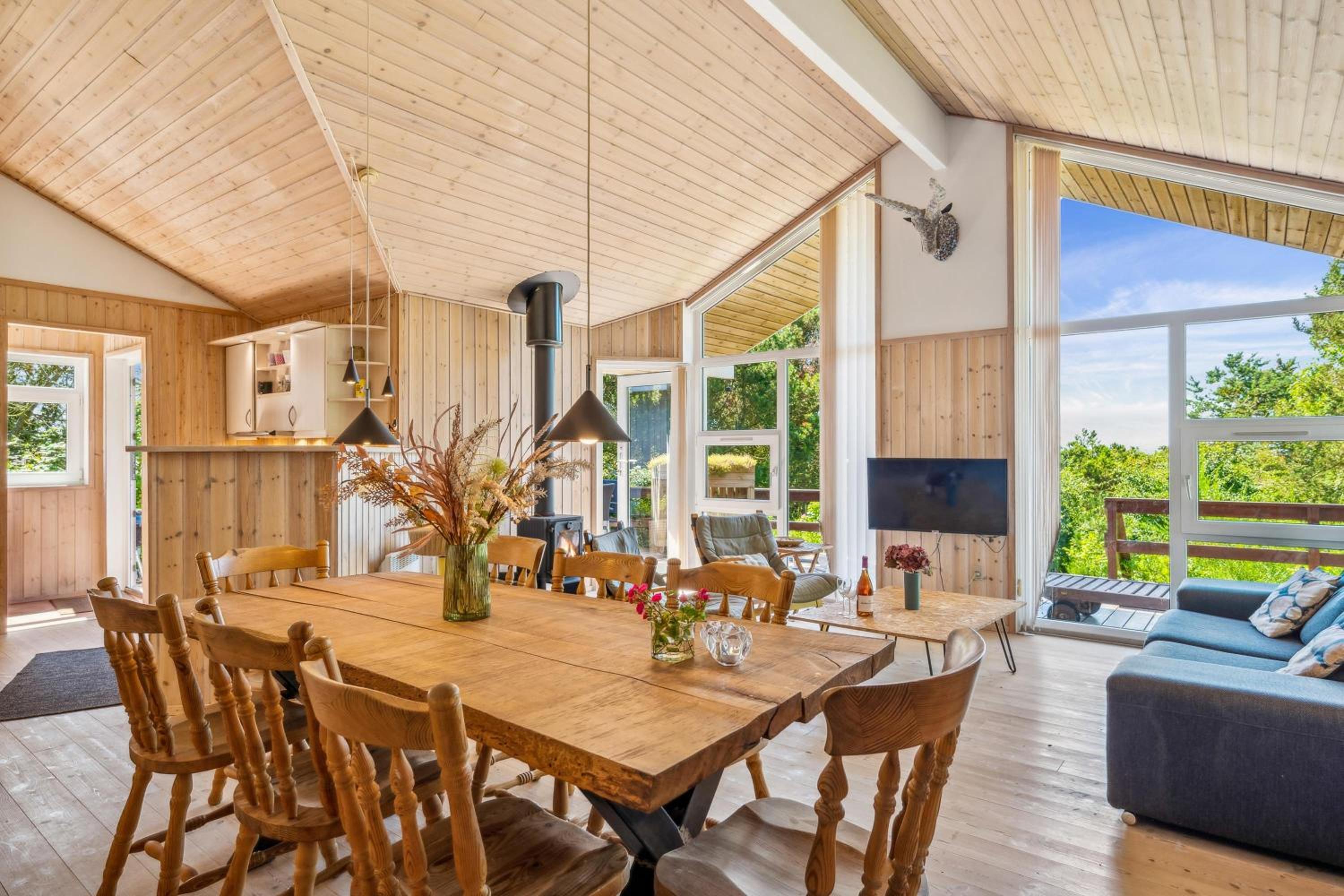 Lovely Holiday Home On An Elevated Natural Plot With Large Terraces, Spa, Sauna And A Hot Tub Close To Forest, Beach And Ebeltofts Charming