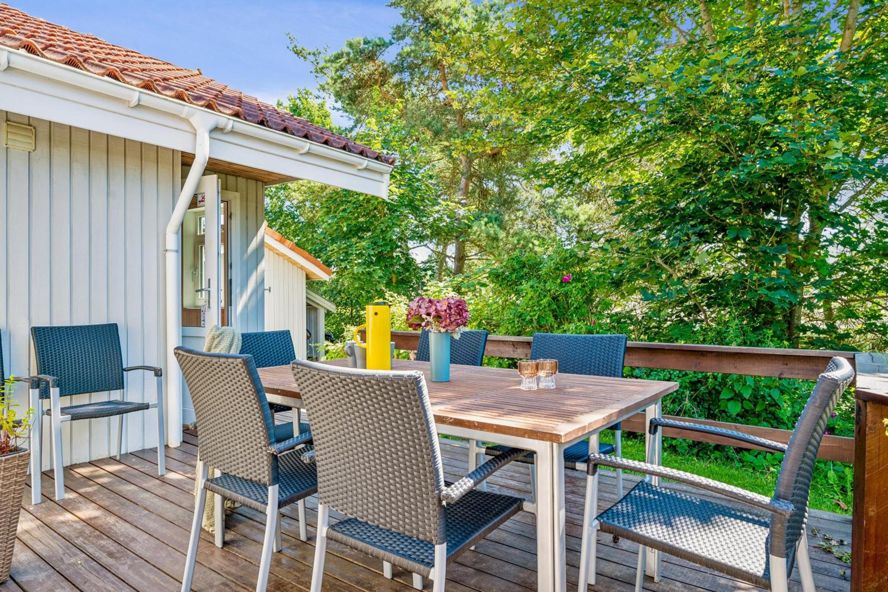 Lovely Holiday Home On An Elevated Natural Plot With Large Terraces, Spa, Sauna And A Hot Tub Close To Forest, Beach And Ebeltofts Charming
