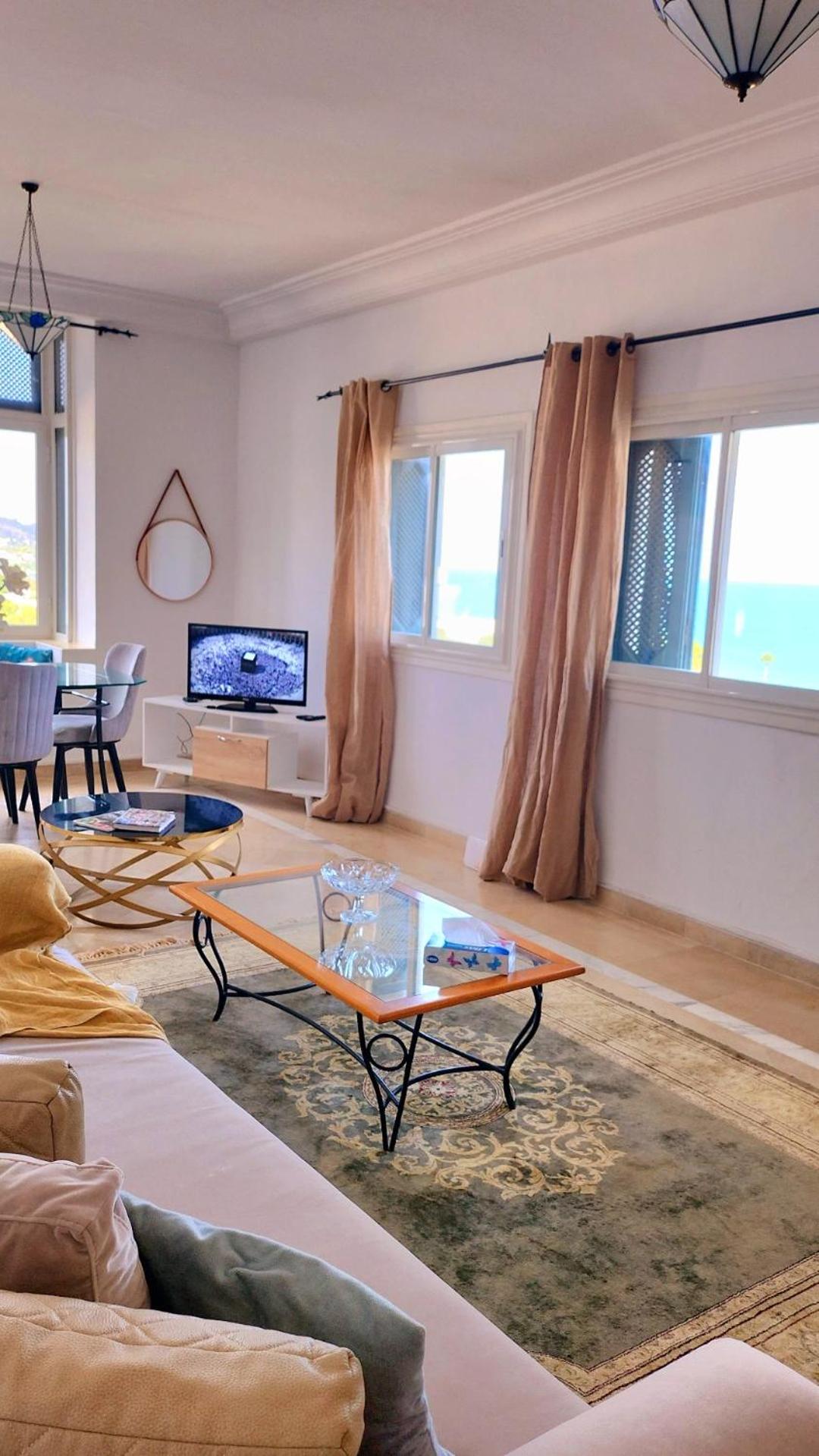 The sea view