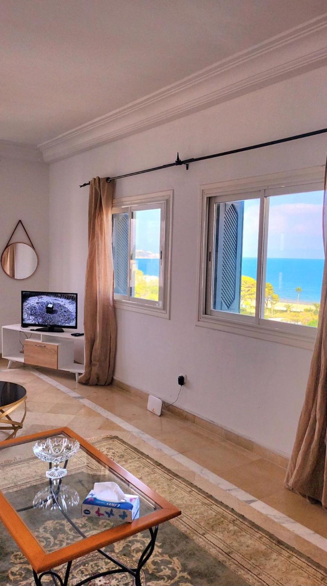 The sea view