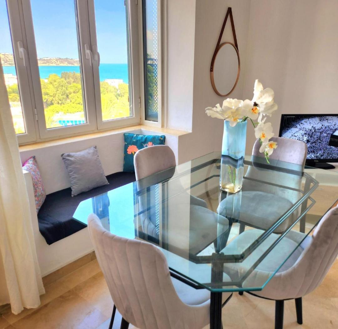 The sea view