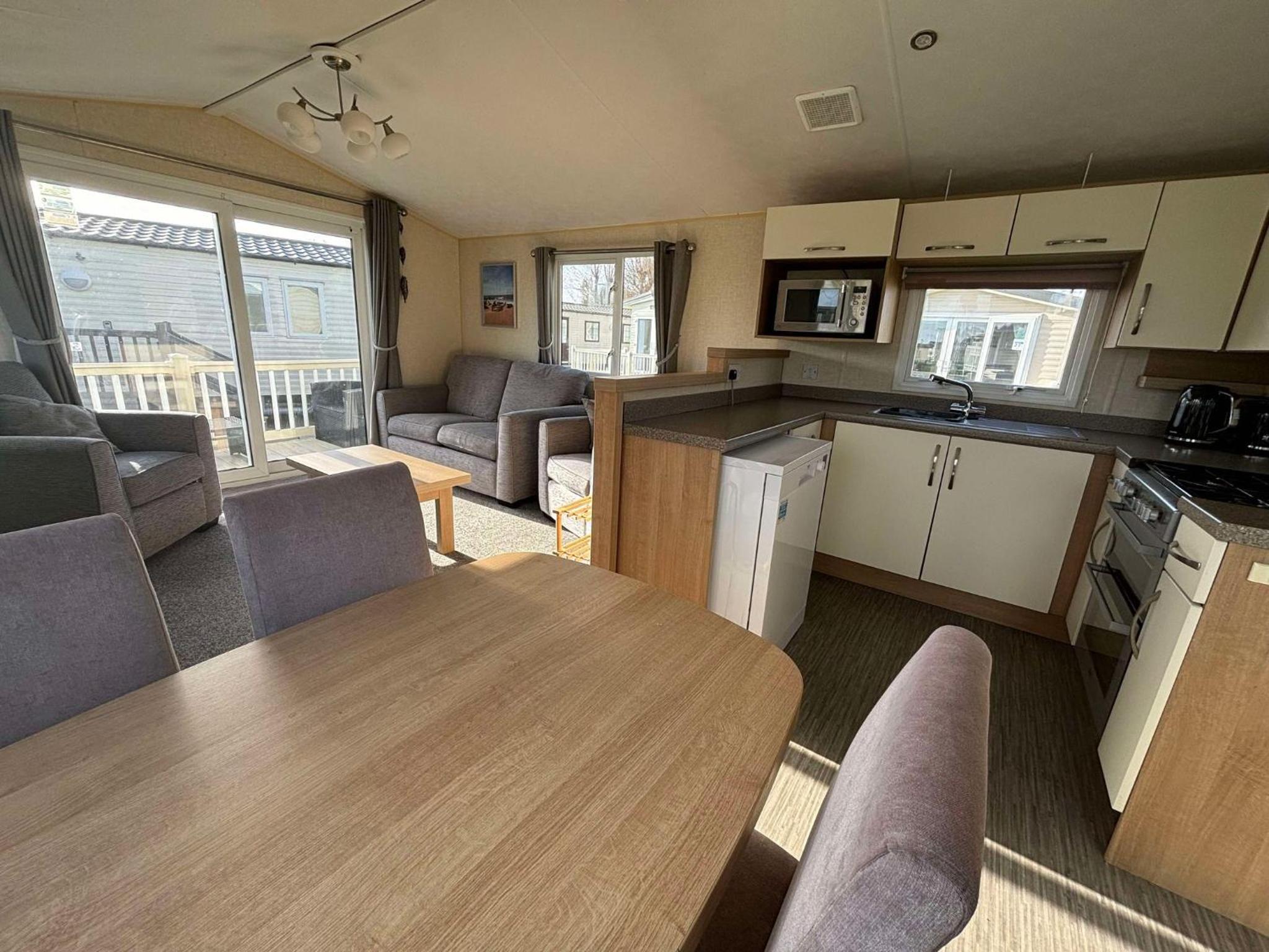 Lapwing 26, California Cliffs, Parkdean, Sleeps Eight, Free Wi-Fi, Pet Friendly, Bed Linen and Towels Included view 2