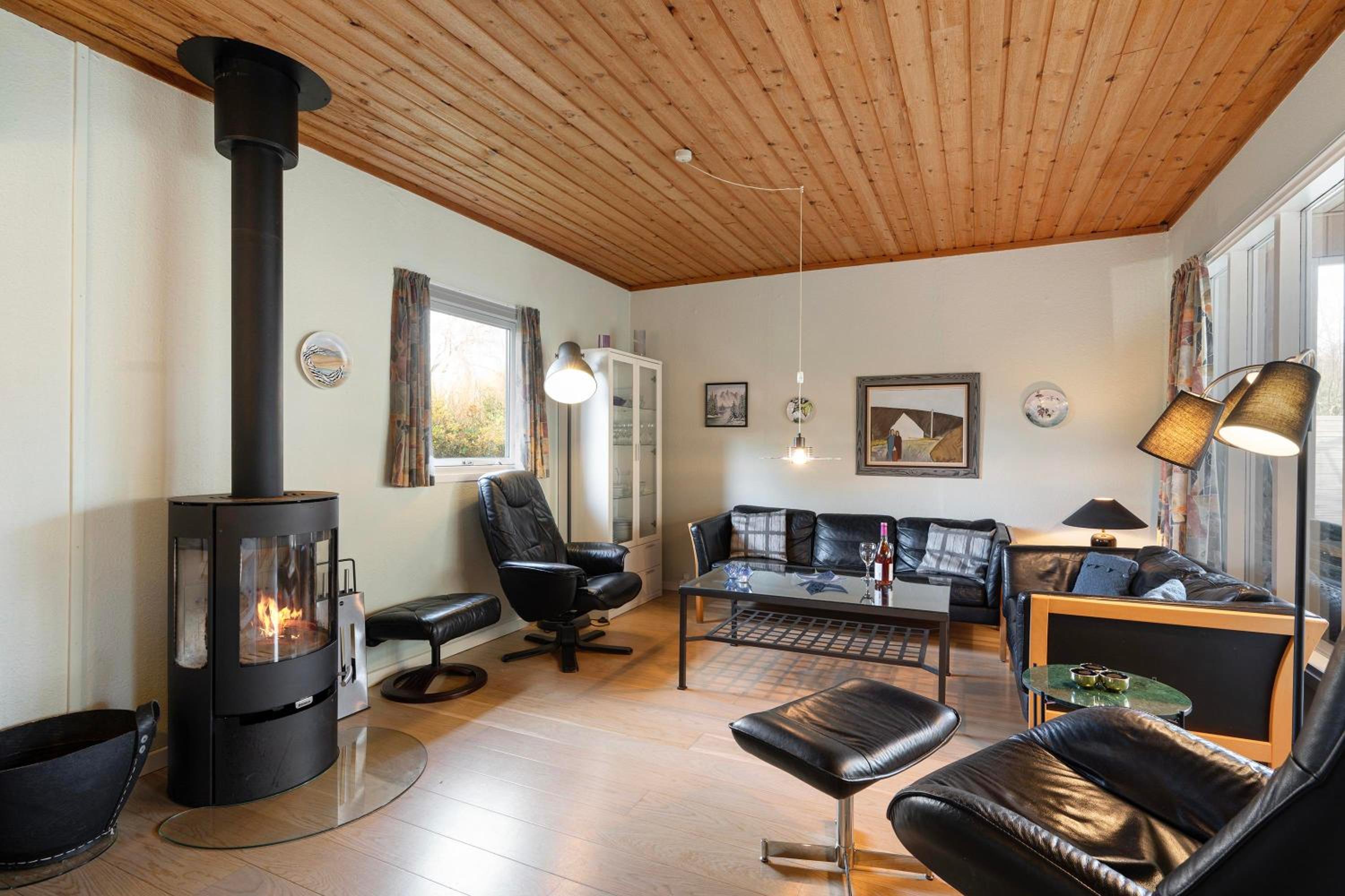 Well-Equipped Holiday Home On A Natural Plot In Peaceful Surroundings At Øer Strand Just 200 M From Sand Dunes And Family-Friendly Beach view 2