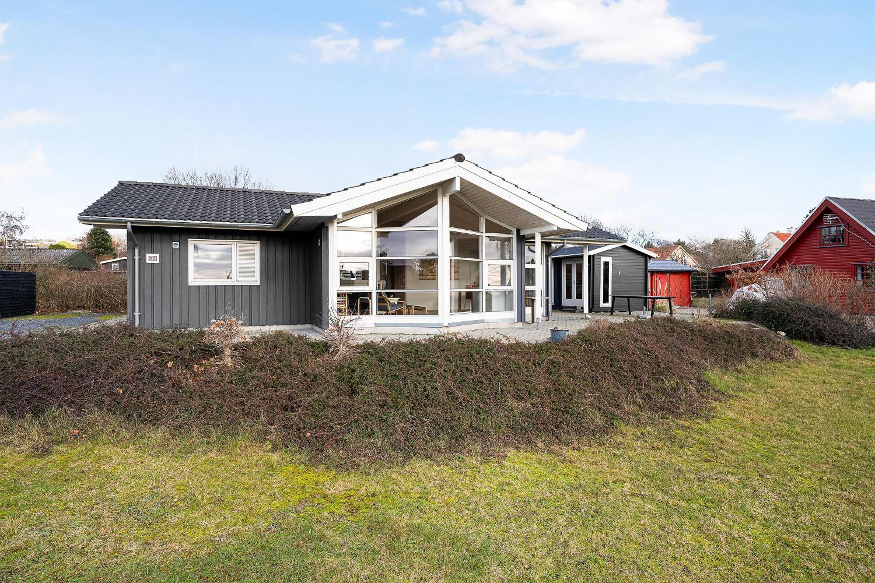 Flot Feriehus Med Udsigt Over Ebeltoft Bugten