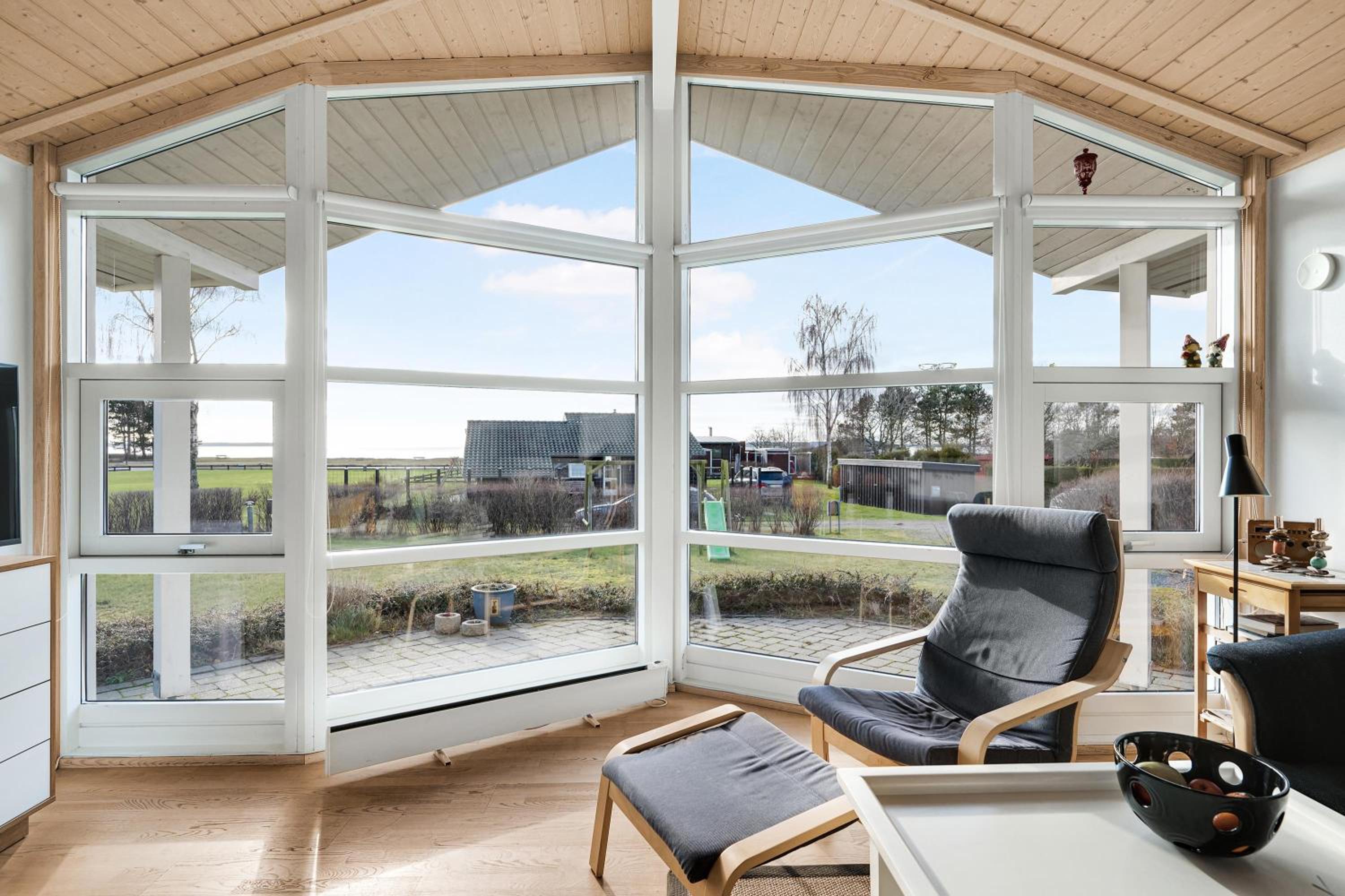 Flot Feriehus Med Udsigt Over Ebeltoft Bugten