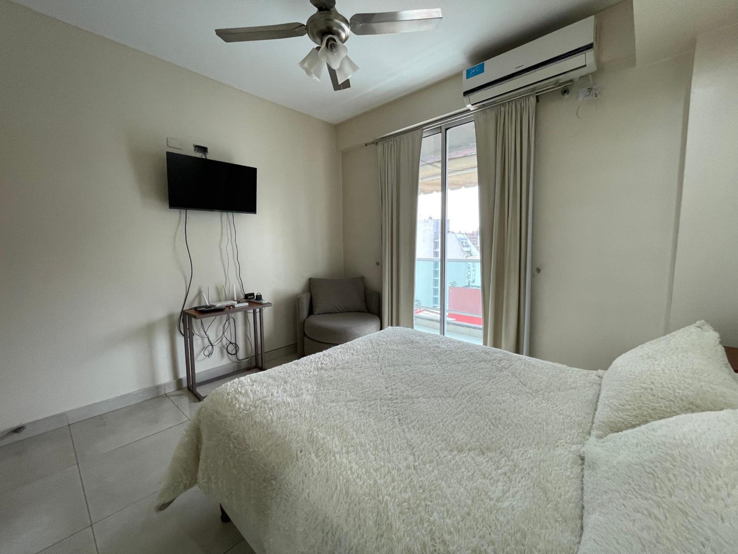 Ultra comfy en Barrio Norte- un dormi con lavarrop