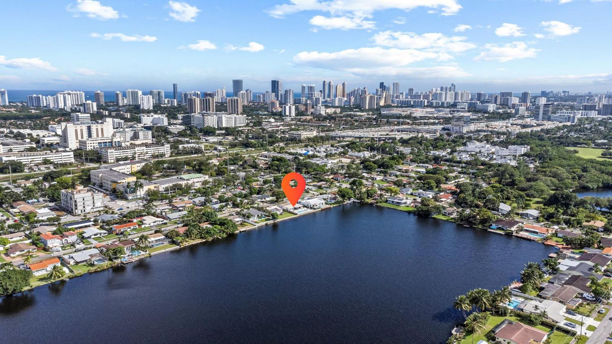 Miami Lakefront Paradise Heated Pool 5 Beds