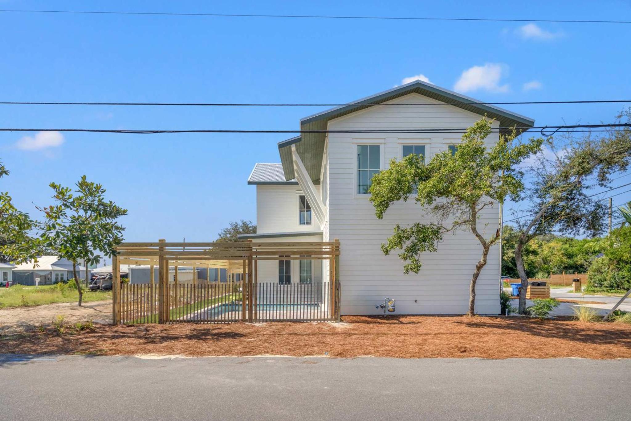 Luxury New Build Casa Blanca 4BR Family Home Private Heatable Pool Steps to Beach view 5