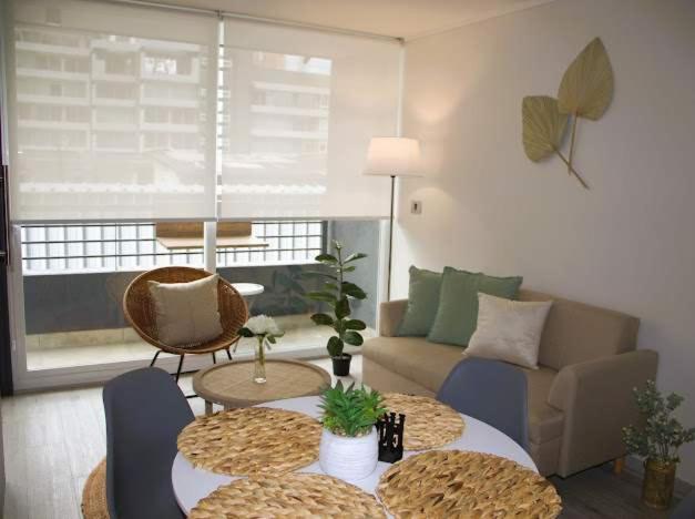 HOM I Nuevo y Comodo Depto 1D1B 2PAX Santiago