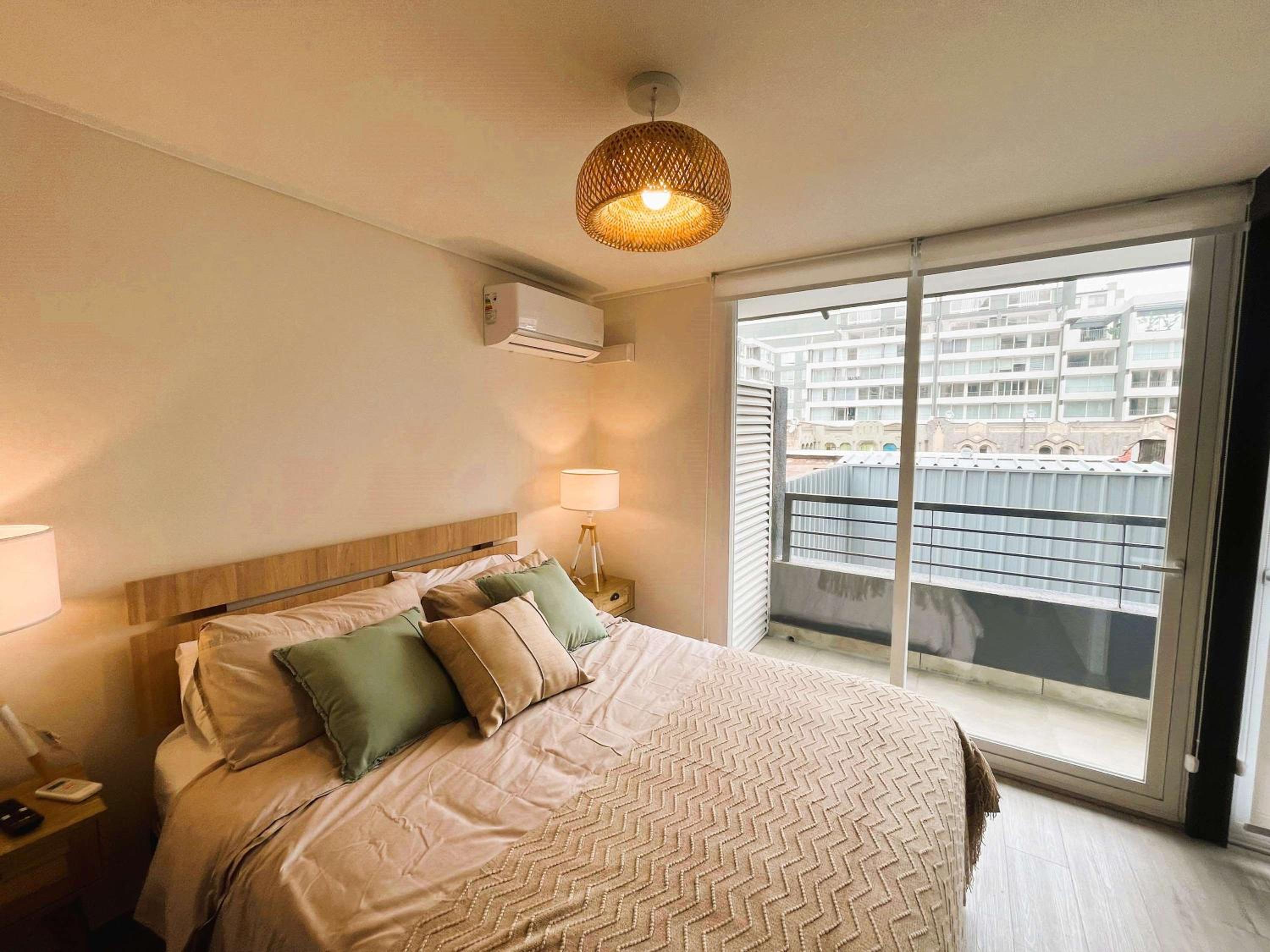 HOM I Nuevo y Comodo Depto 1D1B 2PAX Santiago