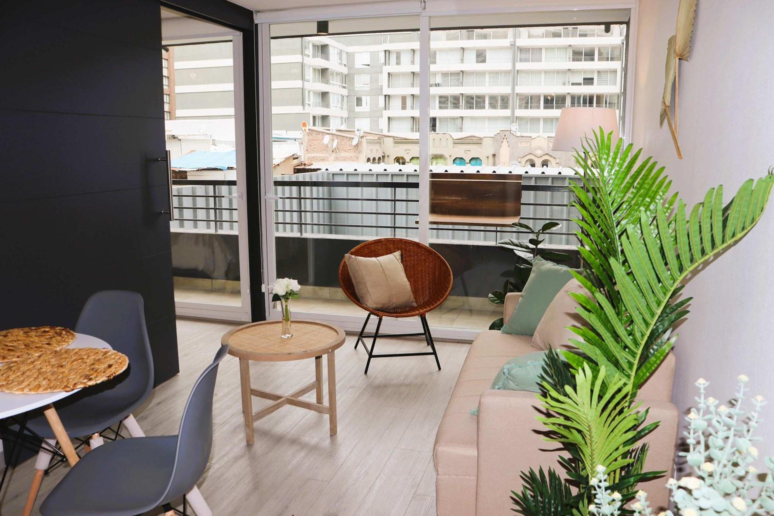 HOM I Nuevo y Comodo Depto 1D1B 2PAX Santiago