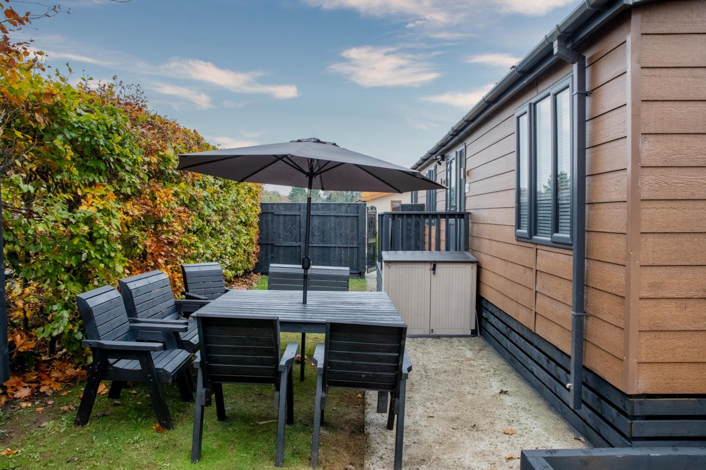 York Family Luxury Cabin with hot tub view 2