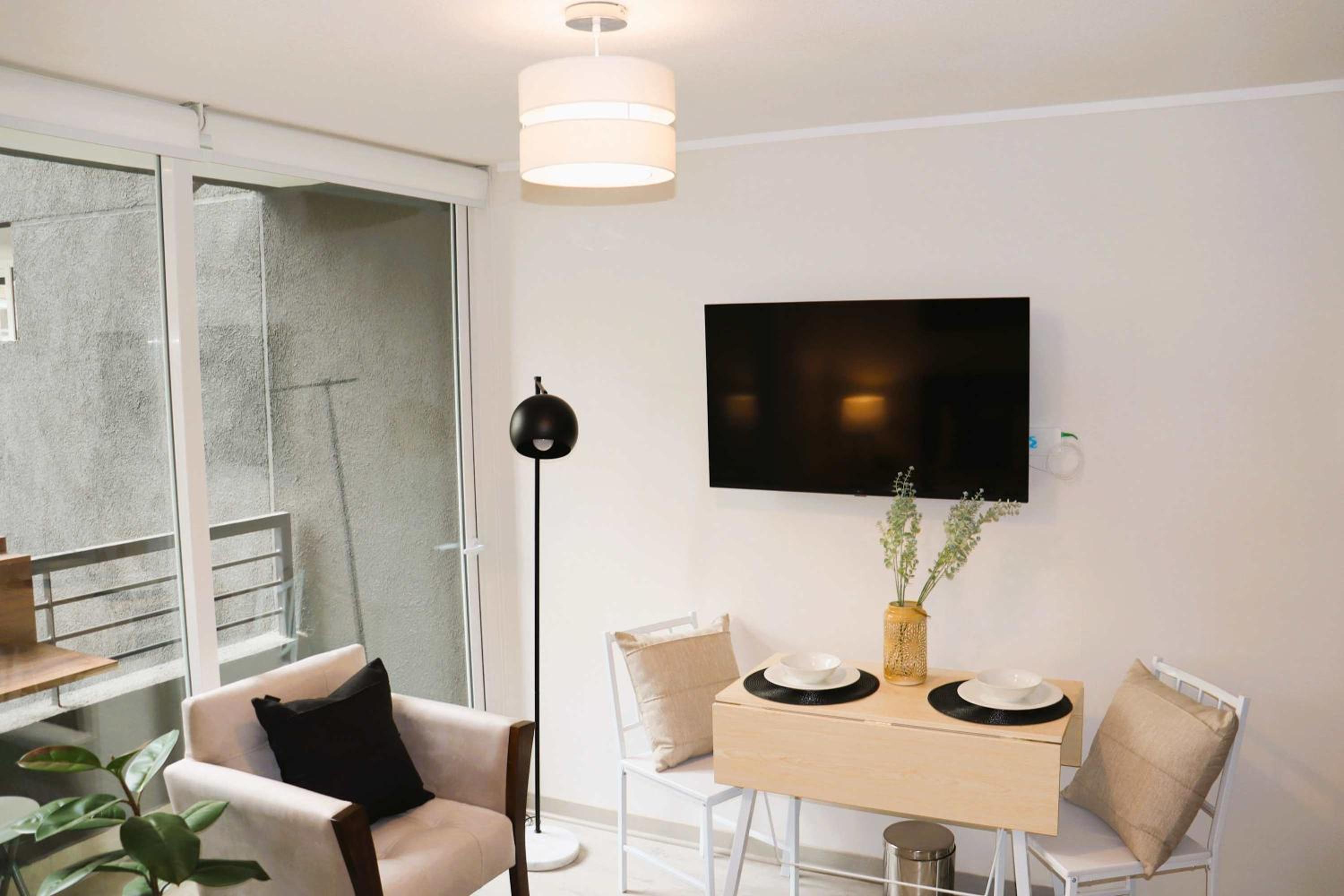 HOM I Luminoso y Acogedor Studio 2PAX en Santiago