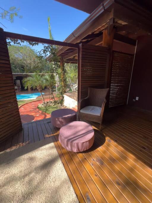 Casa hóspede privativa -Área piscina compartilhada