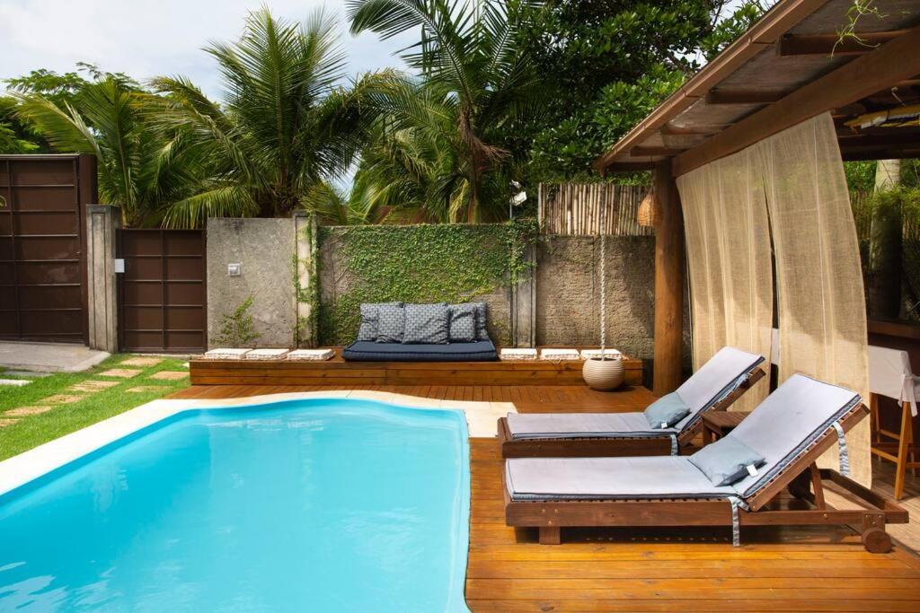 Casa hóspede privativa -Área piscina compartilhada