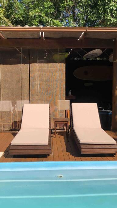 Casa hóspede privativa -Área piscina compartilhada