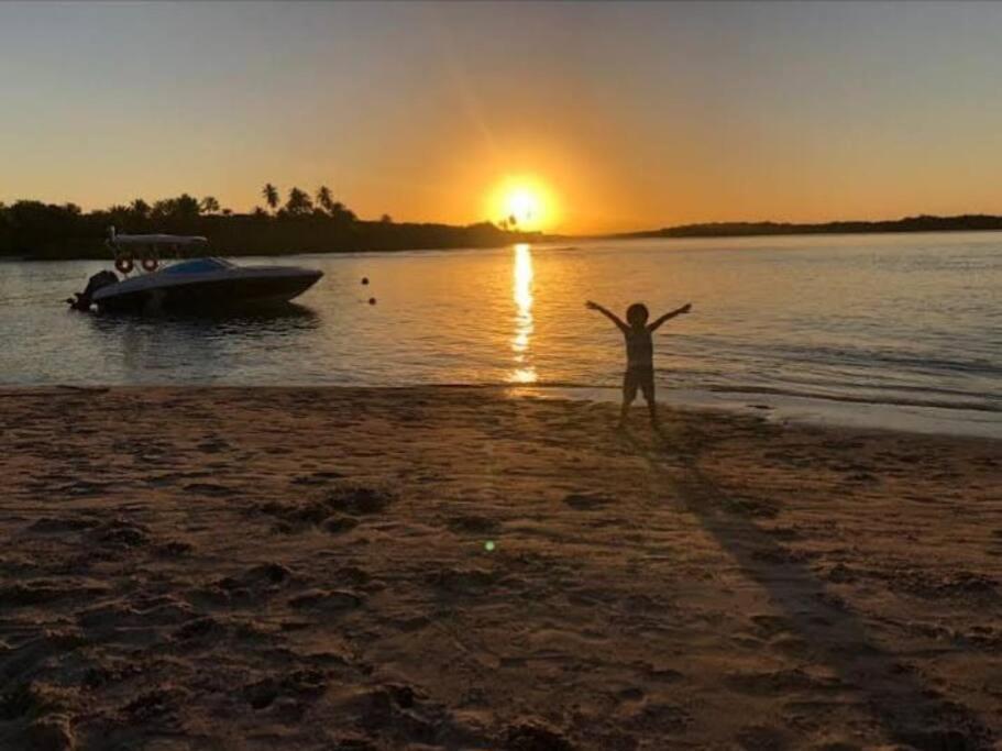Casa agradável com piscina na Ilha de Boipeba