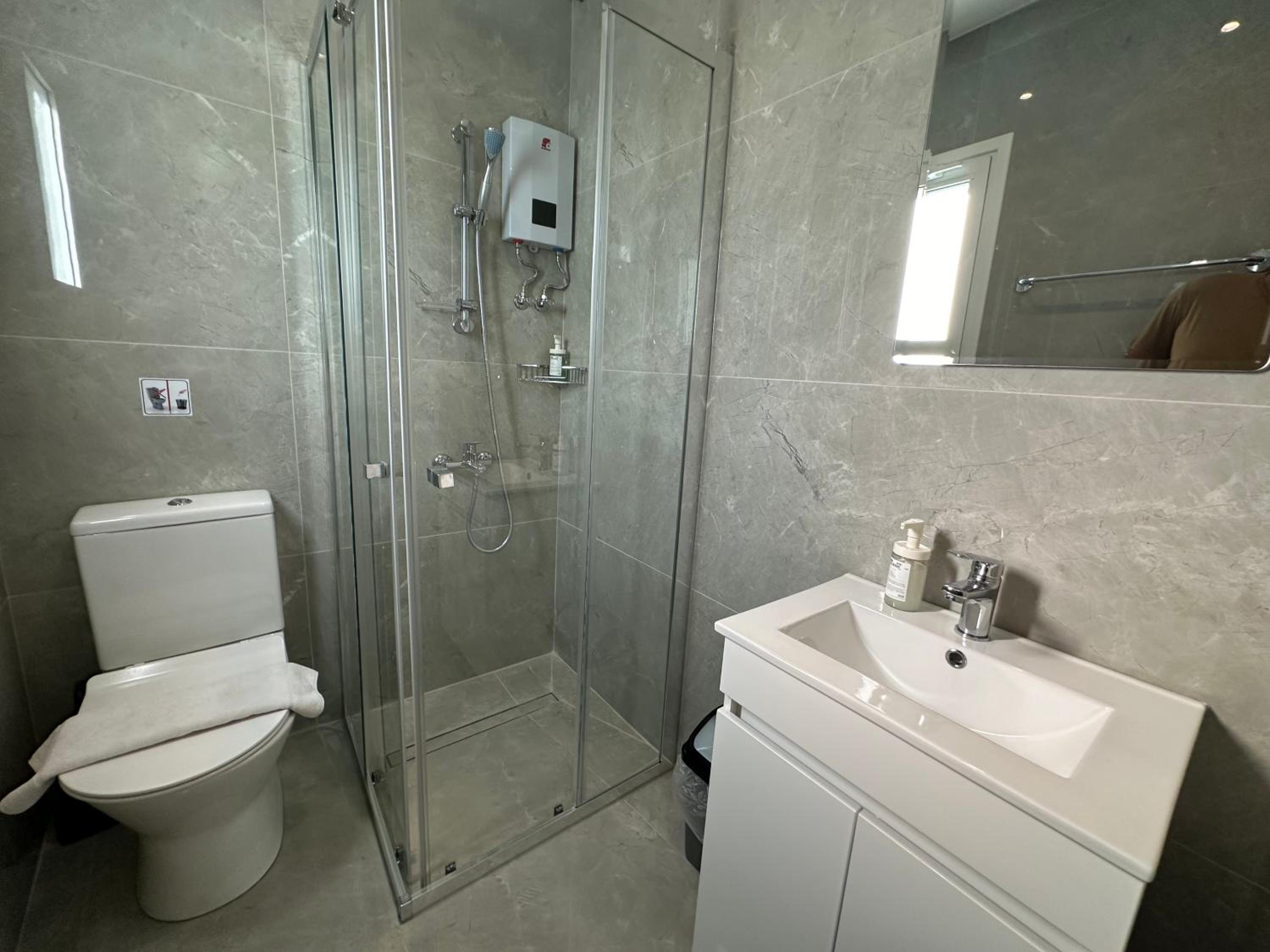 Appartments 750m from beach, tourist area