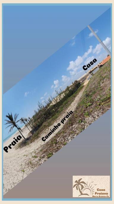 Casa Praiana pé na areia Morro Branco