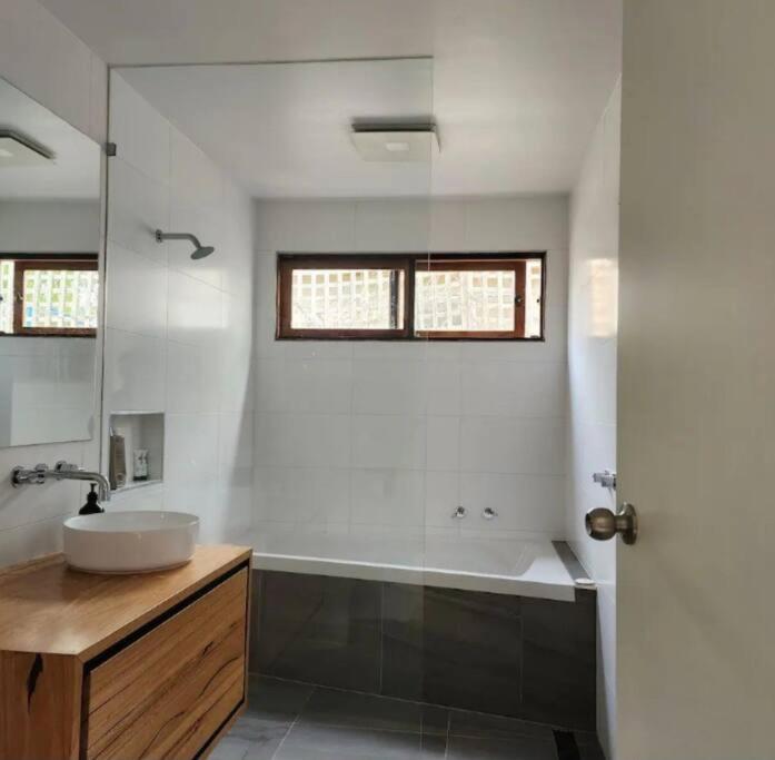 Family beach house among the gum trees