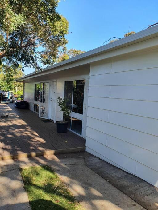 Family beach house among the gum trees