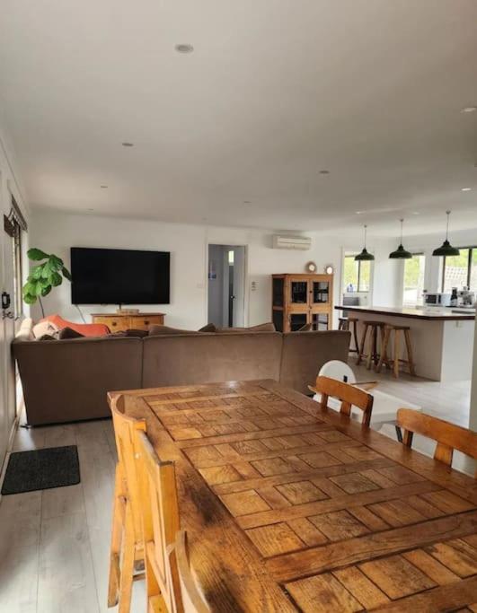 Family beach house among the gum trees