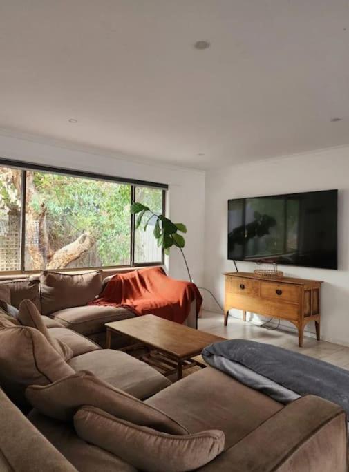 Family beach house among the gum trees