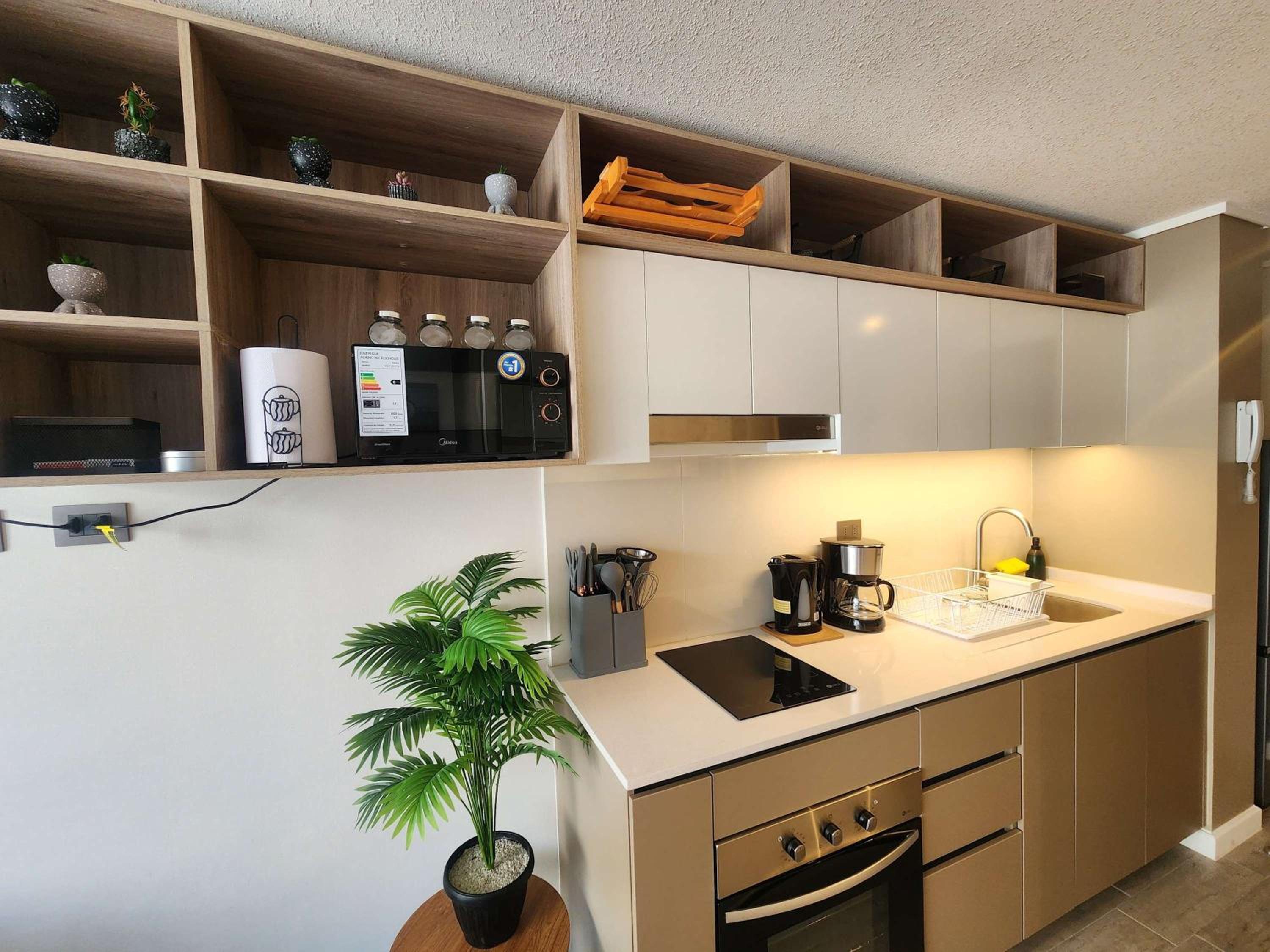 HOM I Luminoso Studio 2PAX con Terraza en Santiago