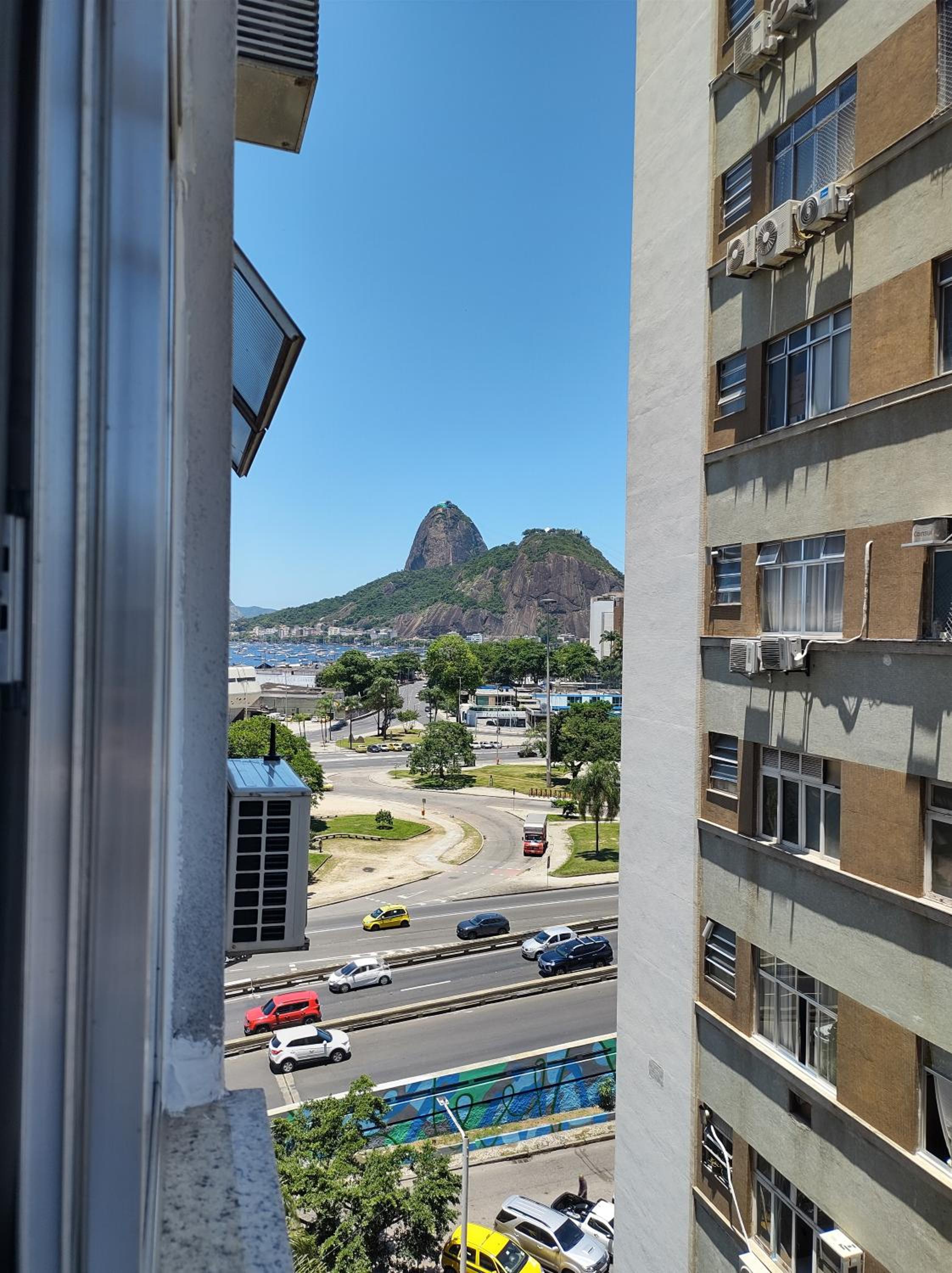 Kitnet com vista do Pão de Açúcar e Enseada de Botafogo