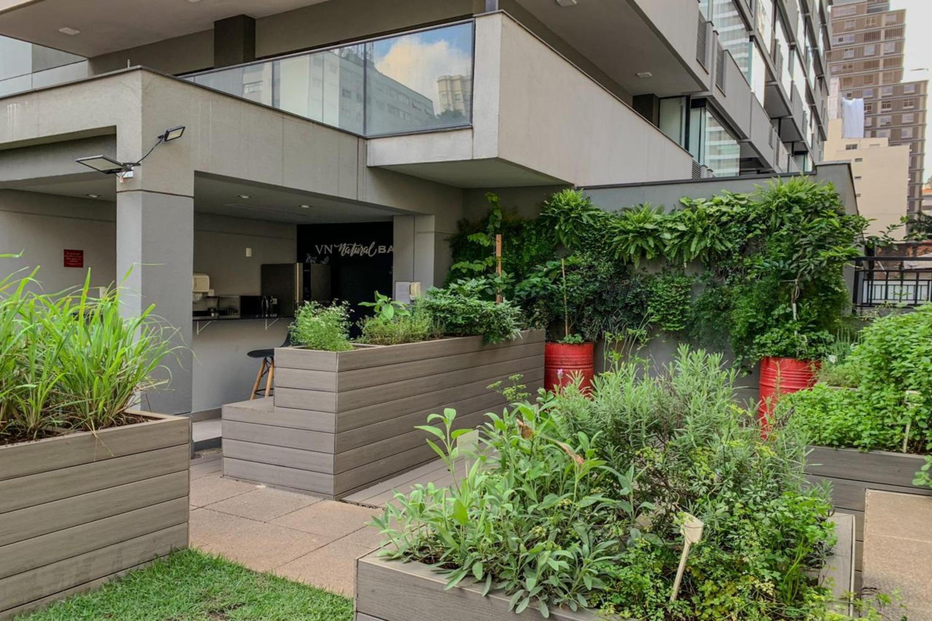 Studio Jardins 22°andar: Vista, Academia e Piscina