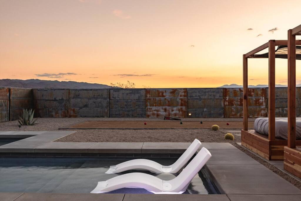 Saltwater Pool, Pickleball, Bocce Ball, Glamping, EVcharge view 3