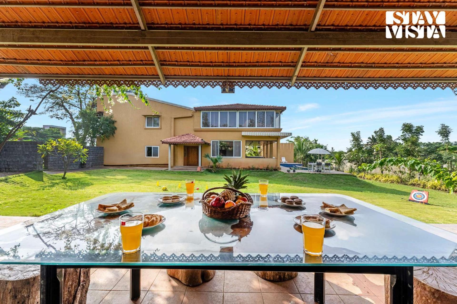 StayVista at Countryside Meadows with Pool, AC view 4