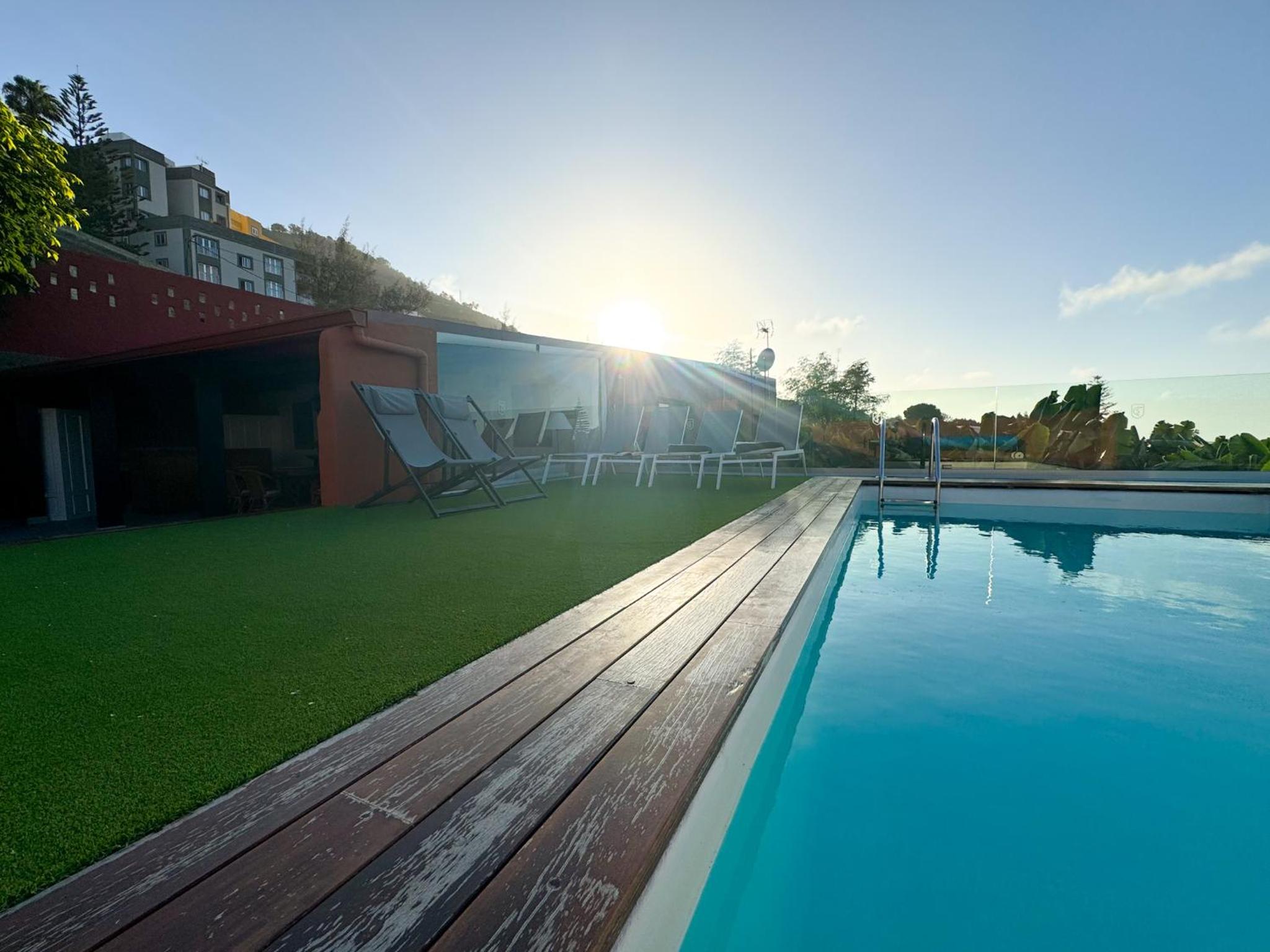 Sunset Banana Plantation House with sea views and private pool by CanaryScape