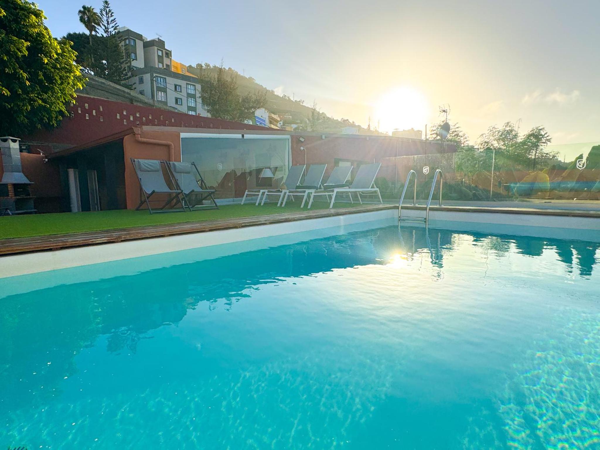 Sunset Banana Plantation House with sea views and private pool by CanaryScape