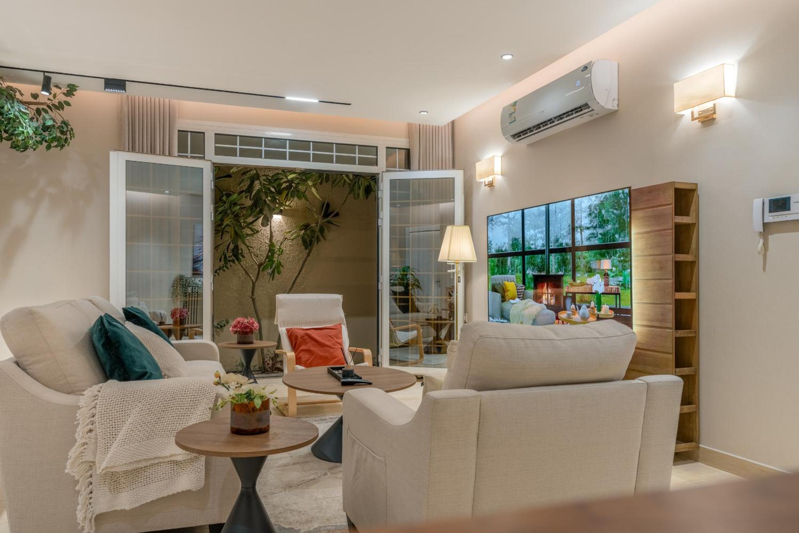 Modern 3-bedroom apartment with garden