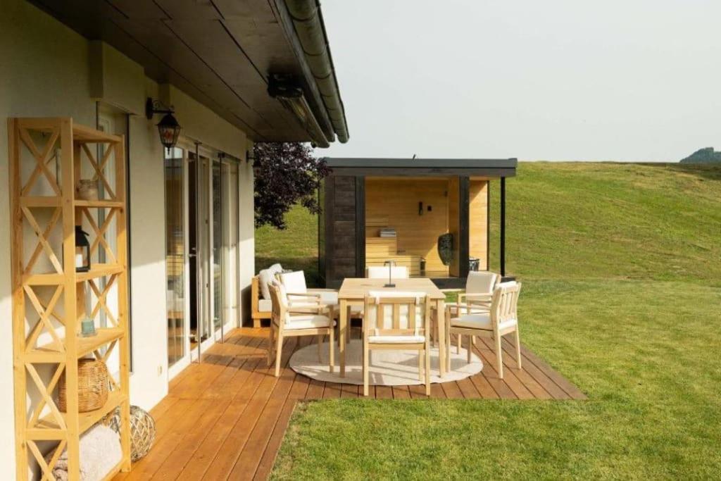 Wellnessen im Naturparadies nahe der südsteirischen Weinstraße - mit privater Panoramasauna & Whirlpool