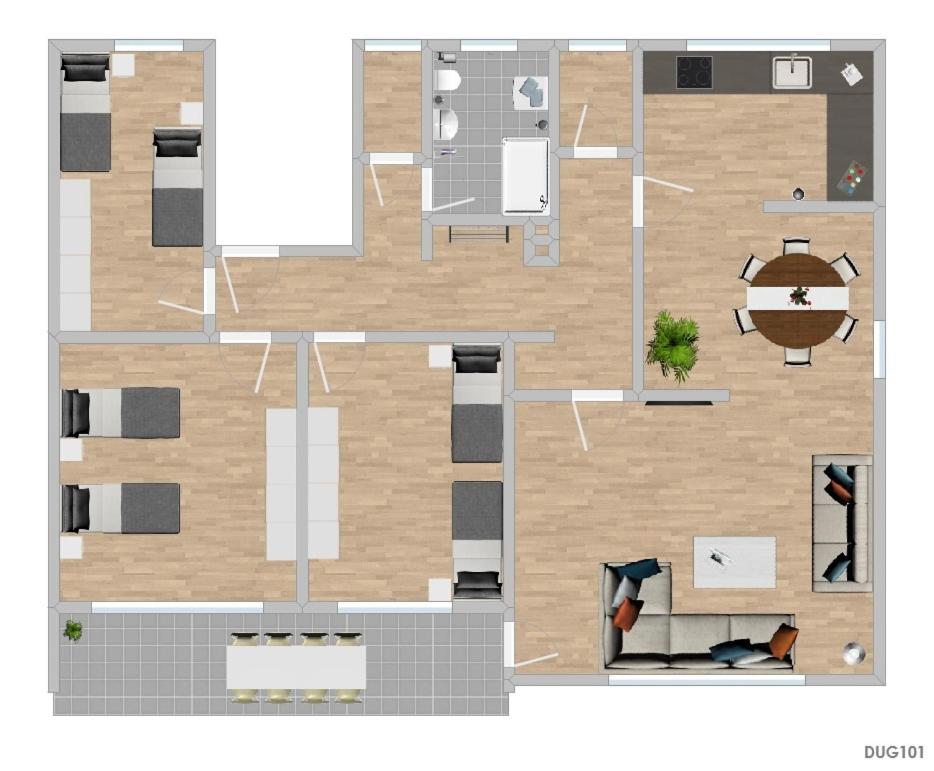 DUG101 - Groe Monteurwohnung - Property Image 8
