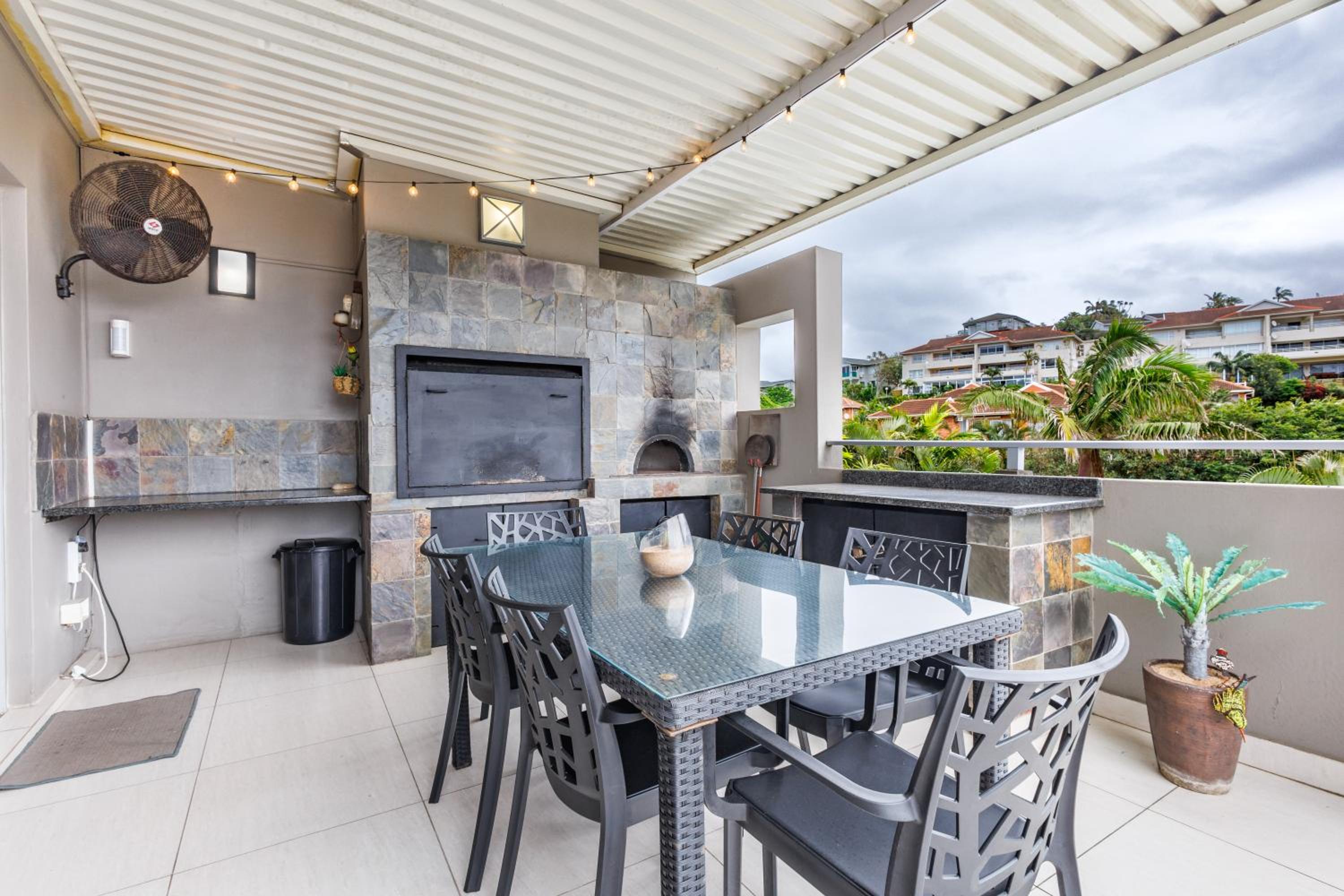 Beachside Escape in Ballito - Pizza Oven, Pool, Back - Up Power view 3